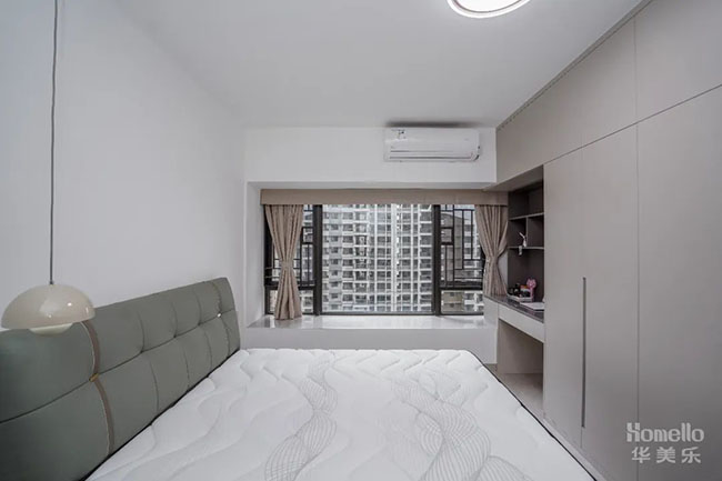 118㎡簡約三居，合理給軟硬裝做減法，打造通透與舒適的戶型